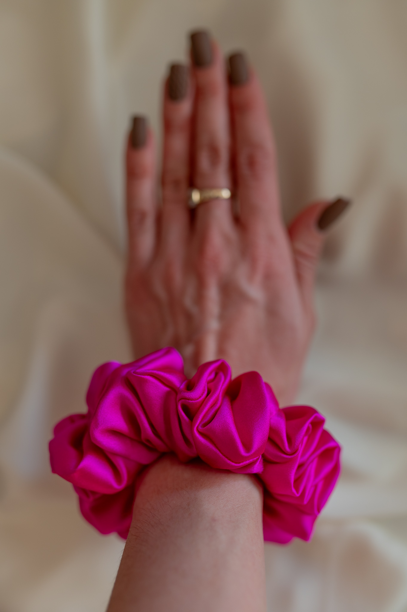 frotka jedwabna intensywna fuksja frotka jedwabna intensywna fuksja