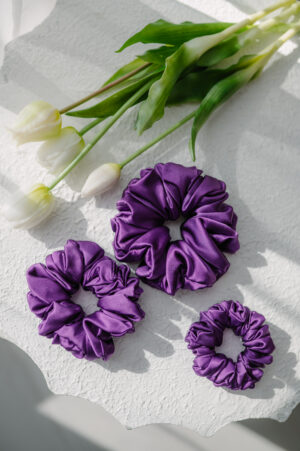 frotka jedwabna biskupi fiolet